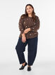 Cardigan &agrave; pois, Marron, Model image number 1