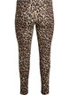 Viskose Leggings mit Leopardendruck, Braun, Packshot image number 1