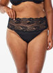 2er-Pack Tanga mit breitem Spitzenrand, Schwarz, Model image number 2