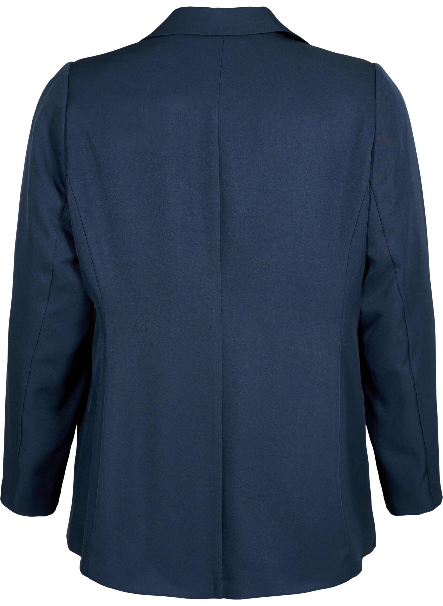 Zizzi FLASH - Blazer simple avec bouton, Bleu, Packshot image number 1
