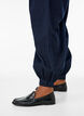 Jean balloon taille haute, Bleu, Model image number 2