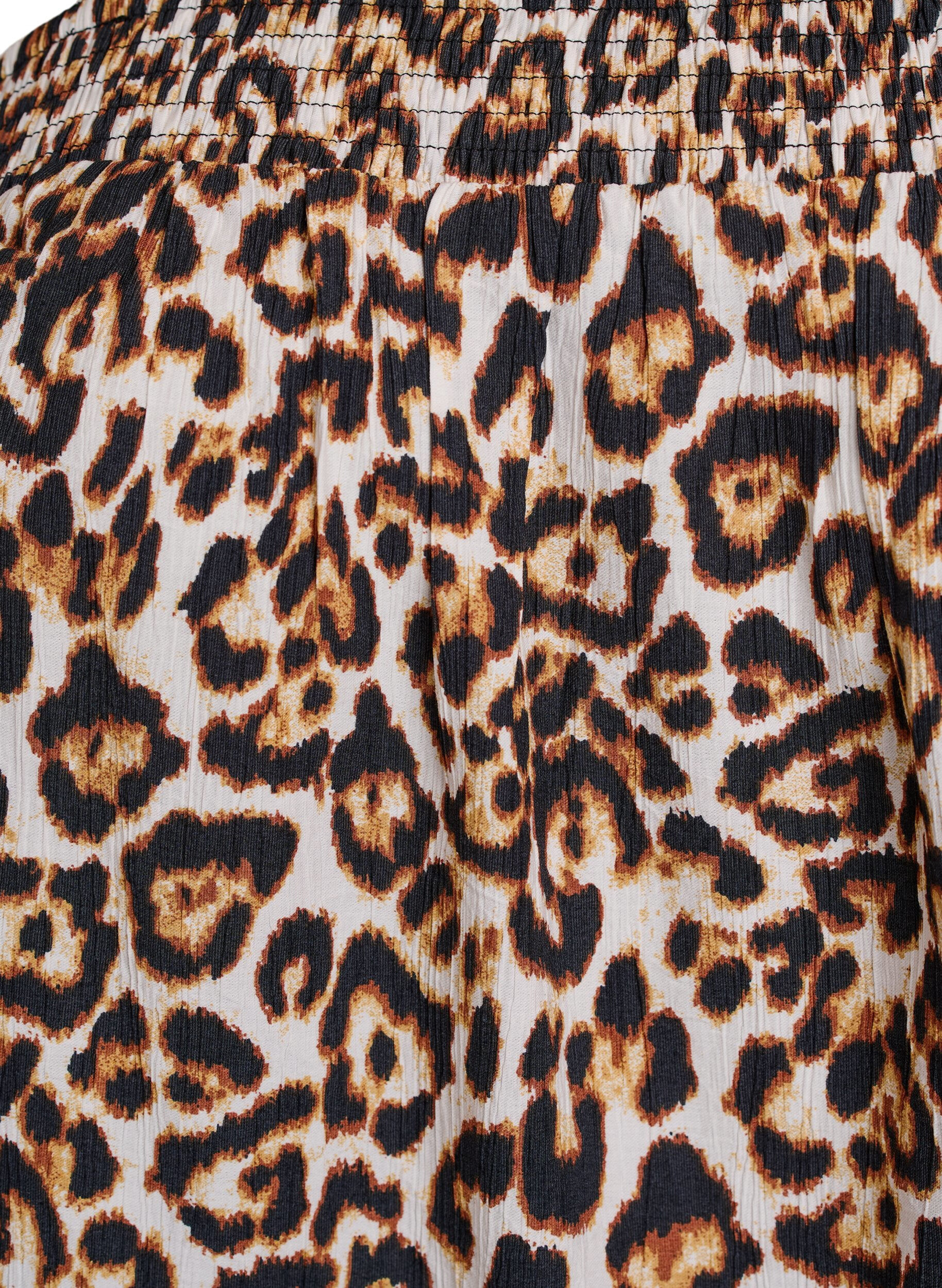 Zizzi Kurzes Kleid aus Viskose mit Spaghettitr&auml;gern, Beige, Packshot image number 2