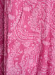Robe en coton imprimé à manches courtes, Rose, Packshot image number 3