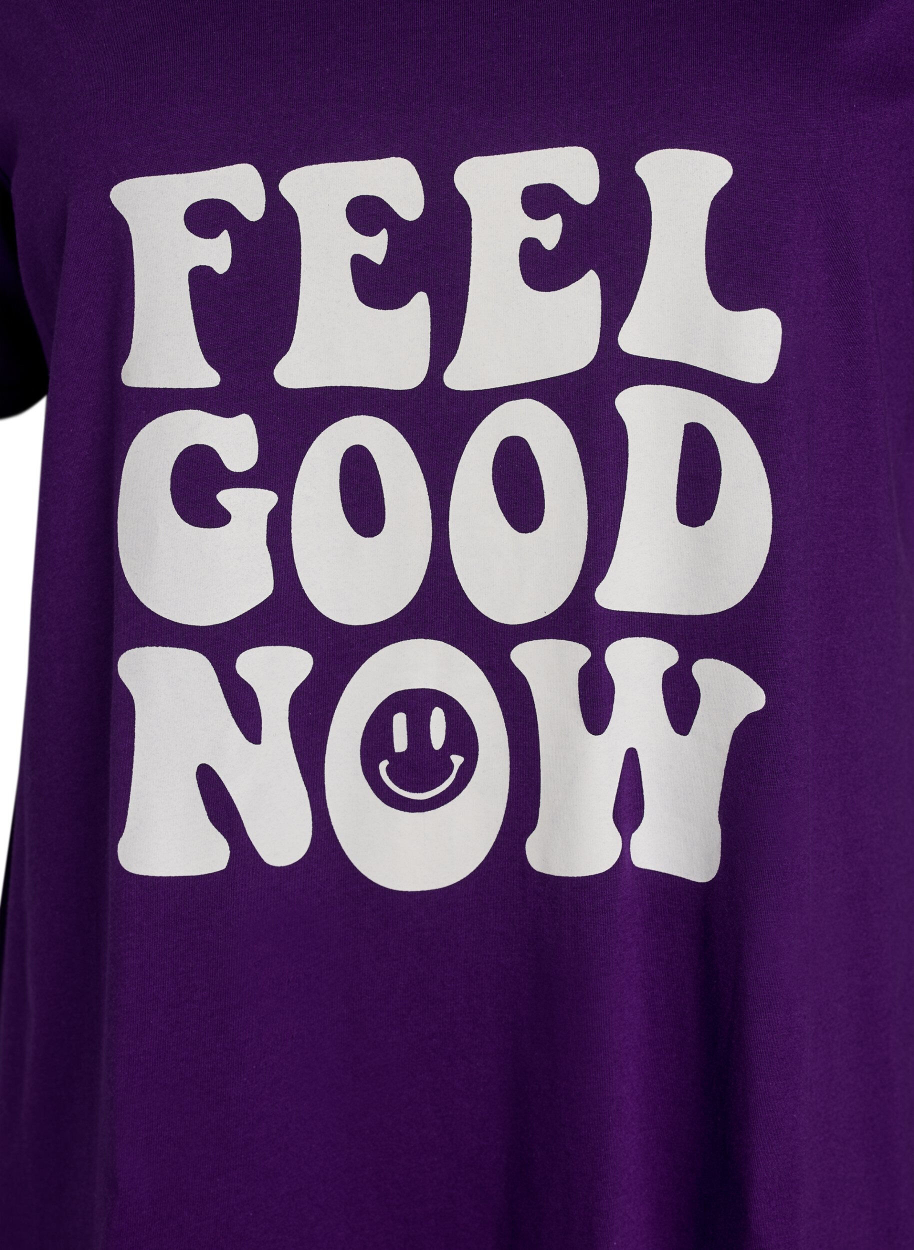 Zizzi Kurz&auml;rmeliges Nachthemd aus Bio-Baumwolle, Blau, Packshot image number 2