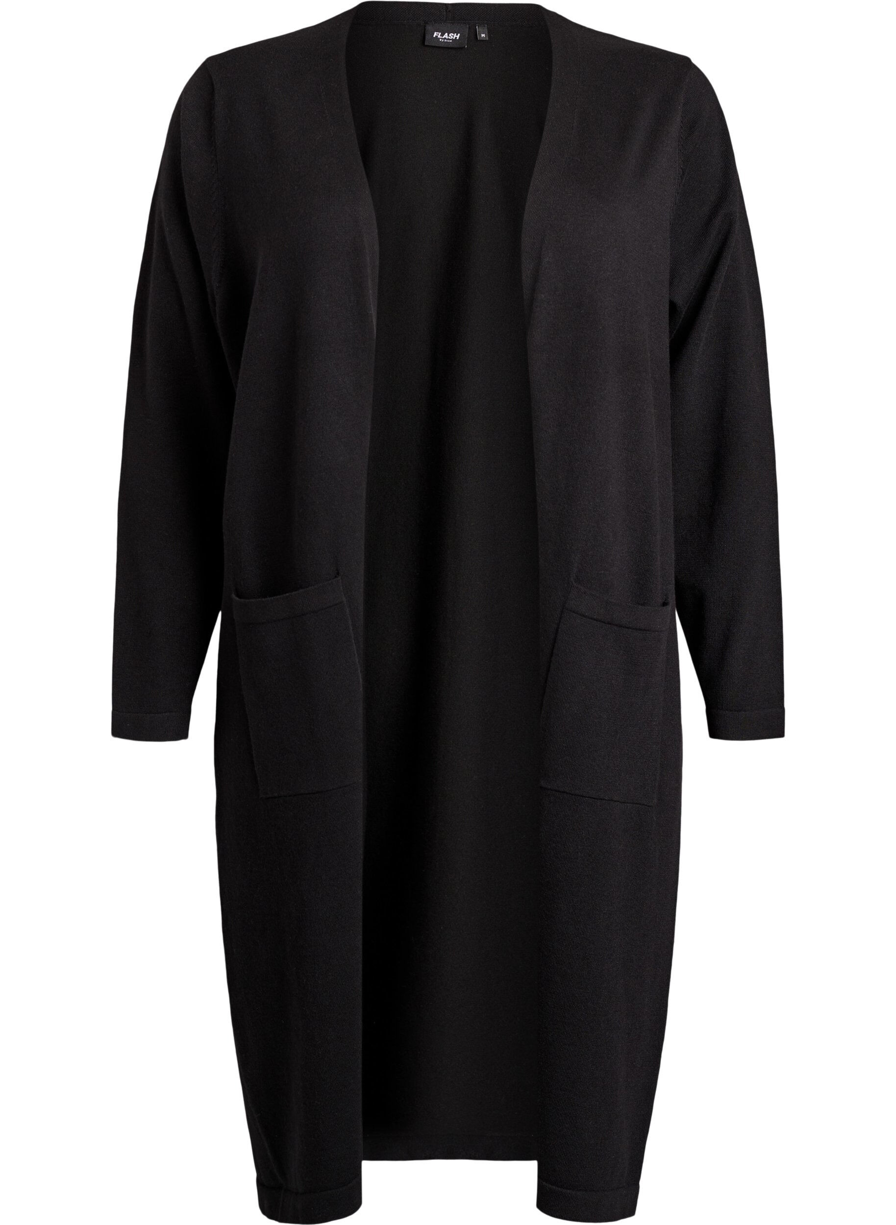 FLASH - Cardigan long ouvert avec poches