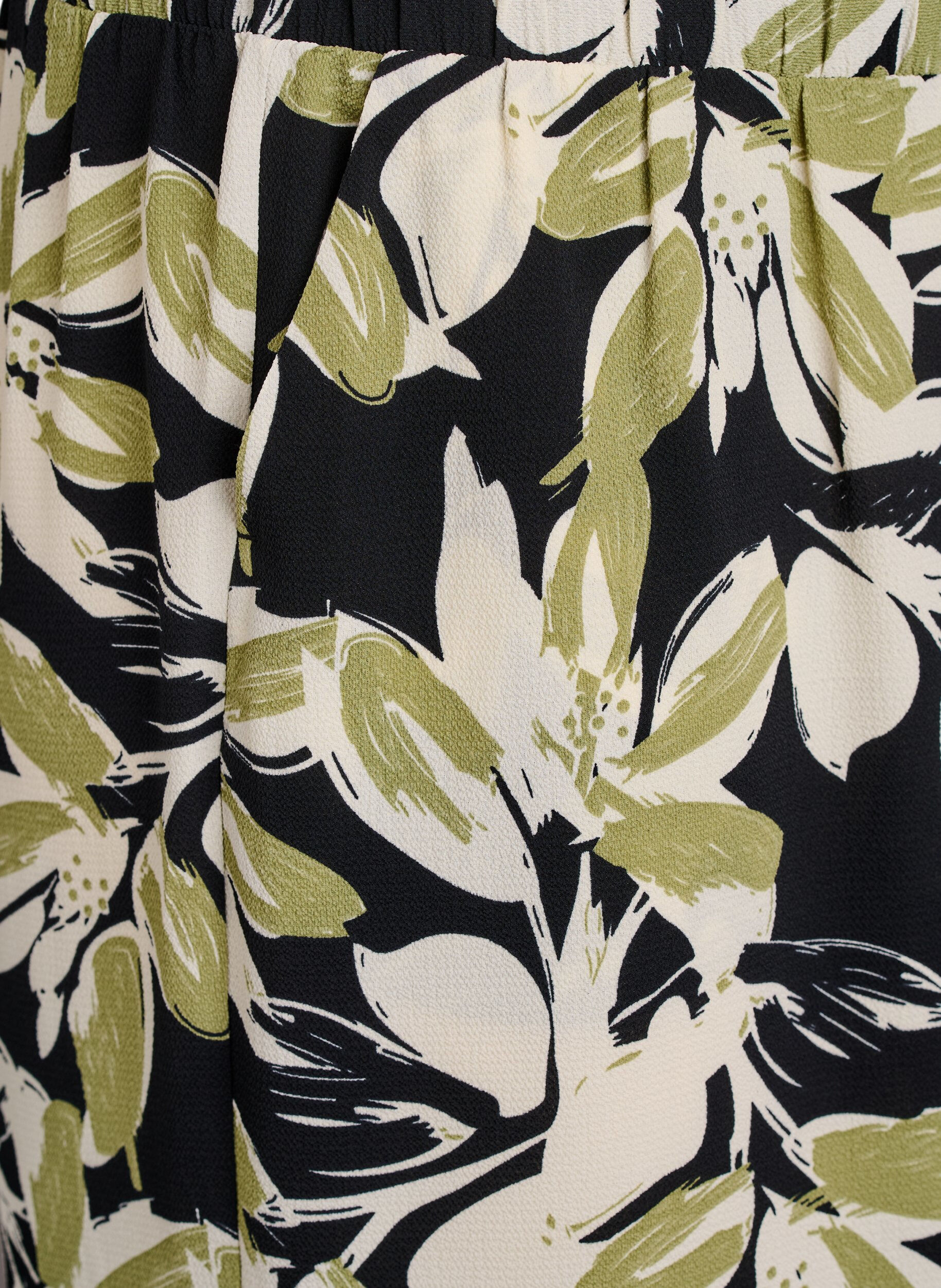 ZizziCulotte-Hose mit Print, Schwarz, Packshot image number 2