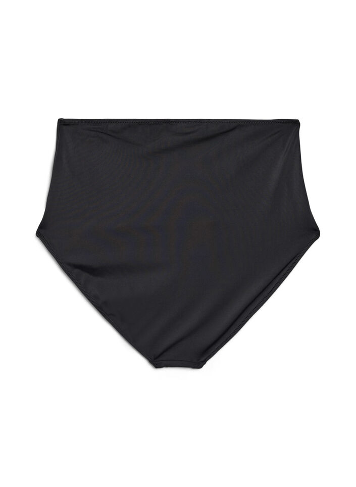 Bas de bikini &agrave; taille haute, Noir, Packshot image number 1