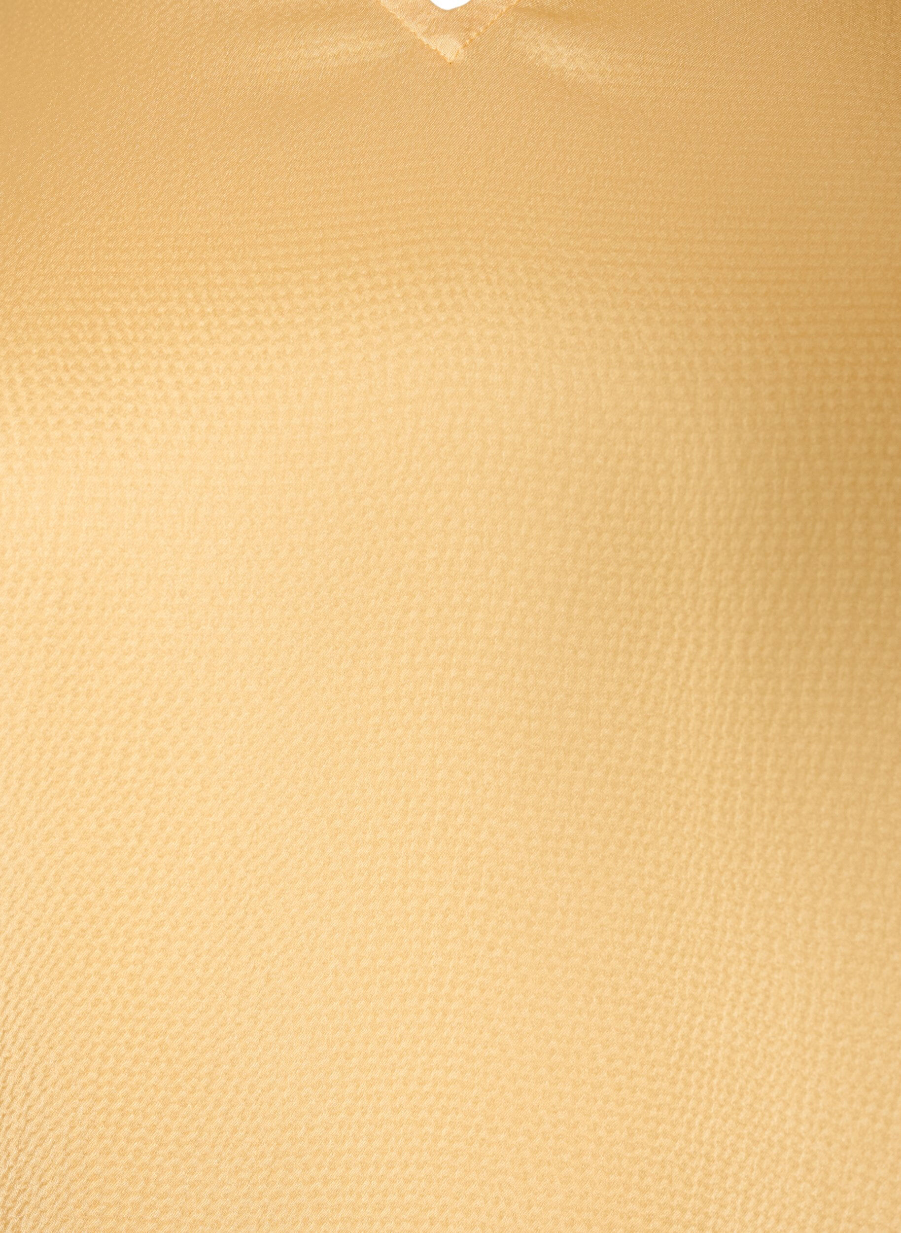 ZizziBluse mit Hemdkragen und V-Ausschnitt, Gelb, Packshot image number 2