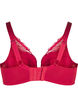 Soutien-gorge en dentelle rembourré avec armature, Rouge, Packshot image number 1
