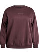 Sweatshirt mit Statement-Detail, Braun, Packshot image number 0