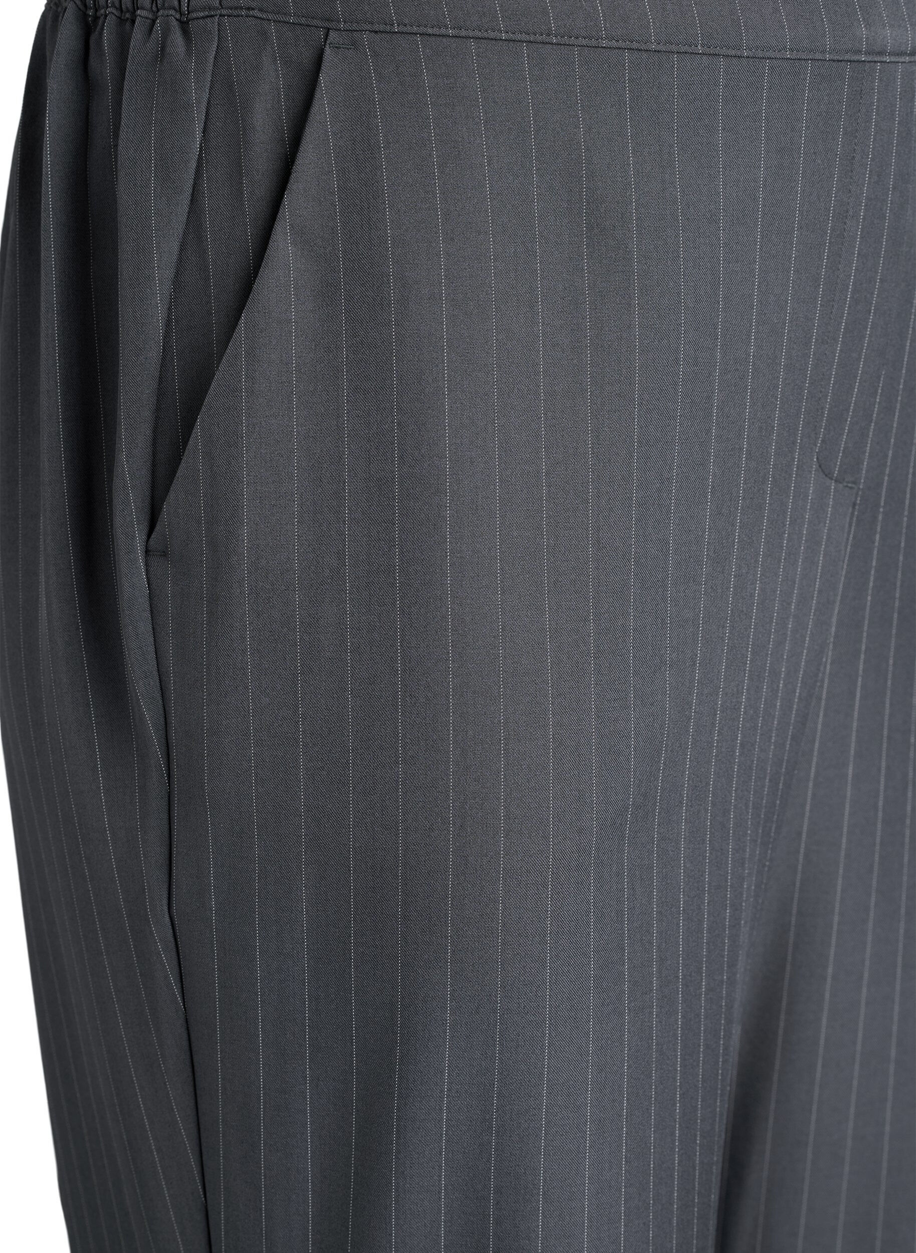 Zizzi FLASH - Pantalon ample avec poches, Gris anthracite, Packshot image number 2