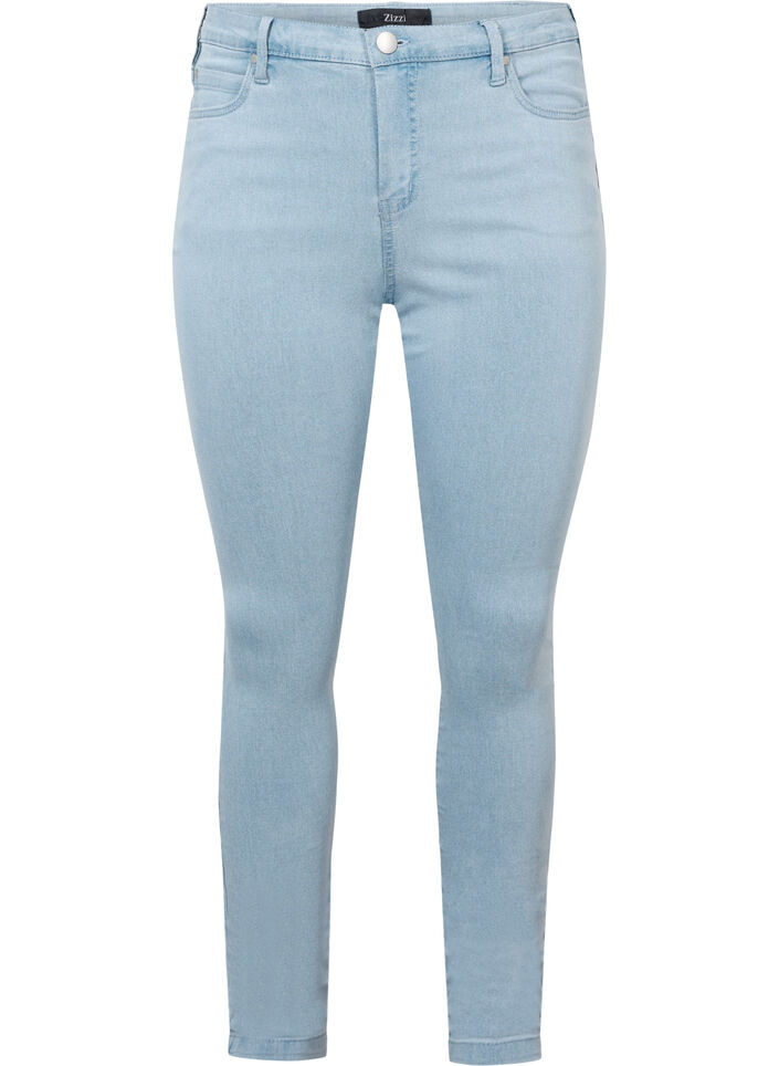 Jean Amy super slim taille haute, Bleu Clair, Packshot image number 0