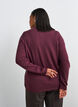 Cardigan avec des boutons ronds, Bordeaux, Model image number 2