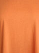 T-shirt &agrave; manches courtes en coton m&eacute;lang&eacute;, Orange, Packshot image number 2