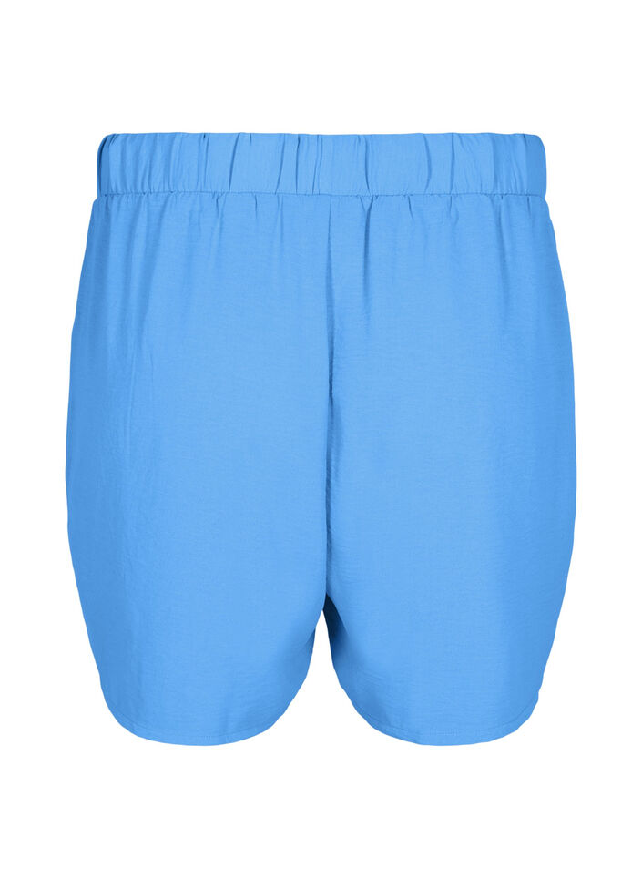 Short avec poches et ceinture &eacute;lastique, Bleu, Packshot image number 1