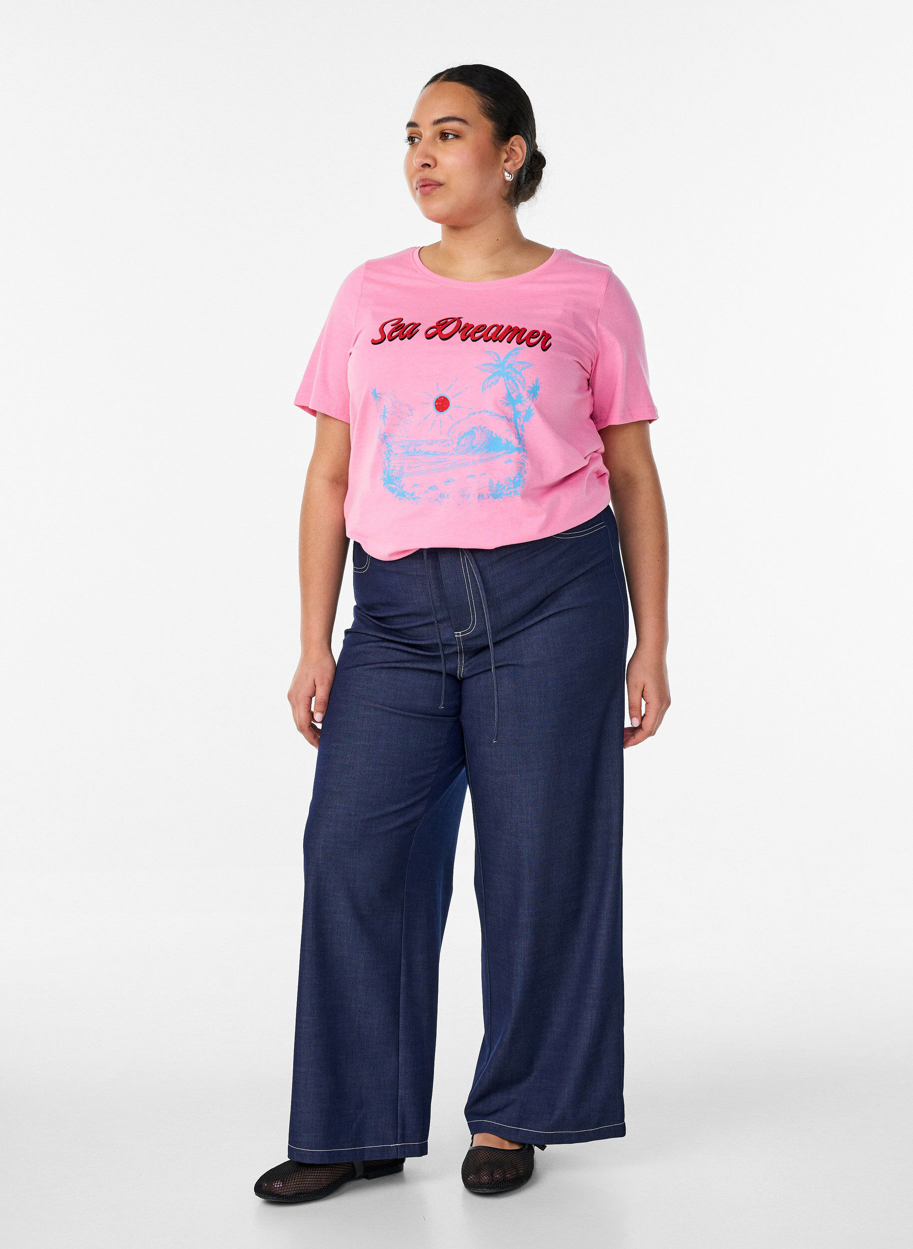 ZizziT-Shirt mit Print, Rot, Model image number 1