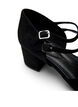 Extra-Weite - Pumps mit doppelten Riemen, Schwarz, Packshot image number 3