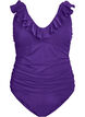 Maillot de bain avec volants et coussinets amovibles, Violet, Packshot image number 0