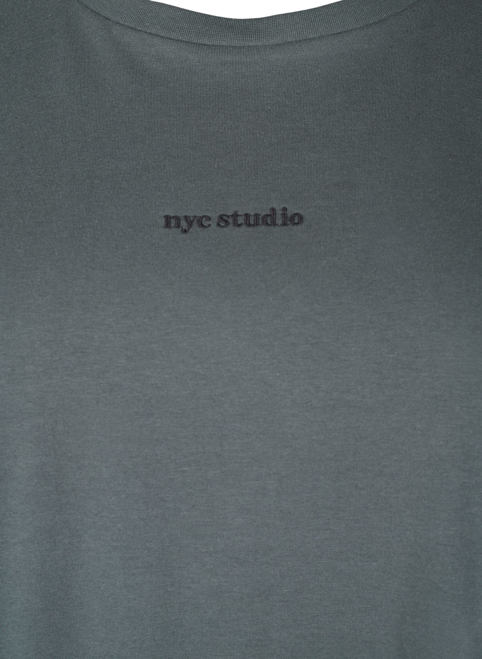 ZizziSportliches T-Shirt aus Bio-Baumwolle, , Packshot image number 2