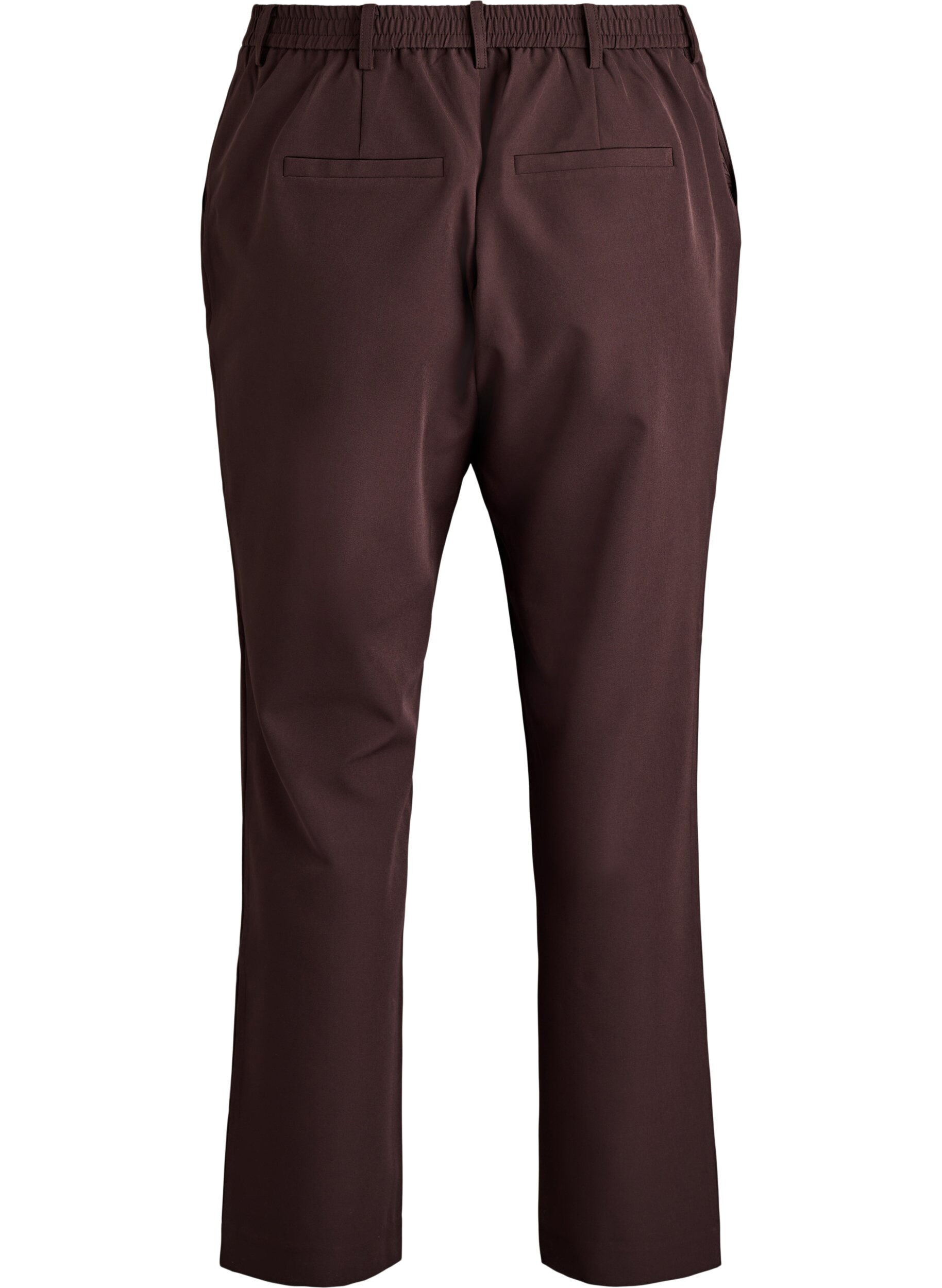 ZizziHose mit Taschen und geraden Beinen, Braun, Packshot image number 1