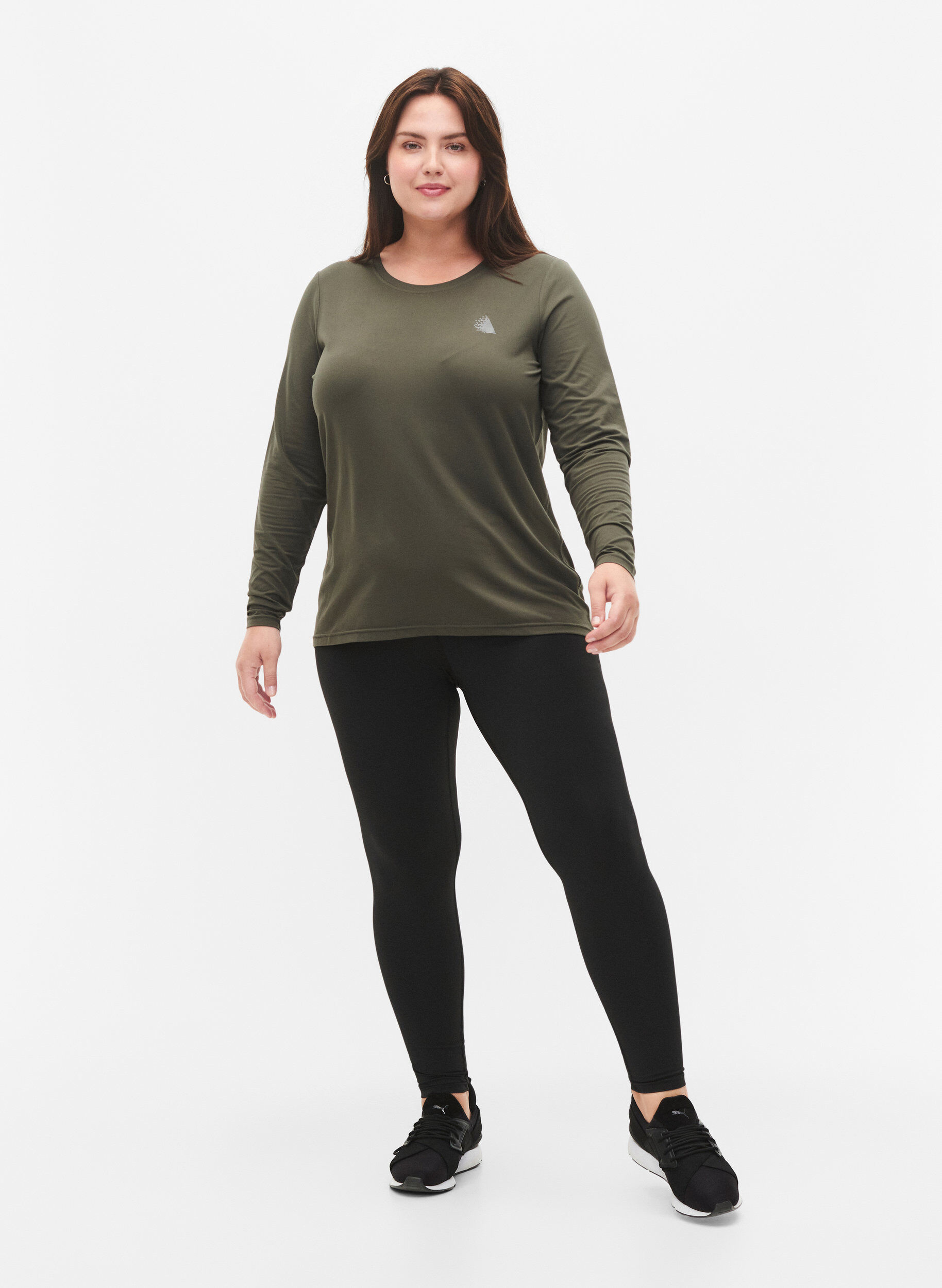 Zizzi Chemise d'entra&icirc;nement &agrave; manches longues, Chimera, Model image number 2