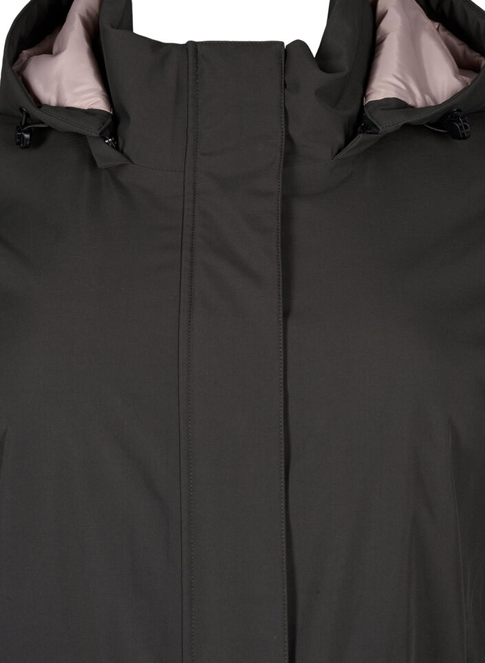 Parka d'hiver fonctionnelle avec capuche, Raven, Packshot image number 2