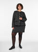 Jupe courte en boucl&eacute;, Noir, Model image number 1