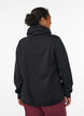 Sweatshirt mit Stehkragen und Taschen, Schwarz, Model image number 2