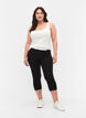 Seamless 3/4 Leggings, Schwarz, Model image number 1