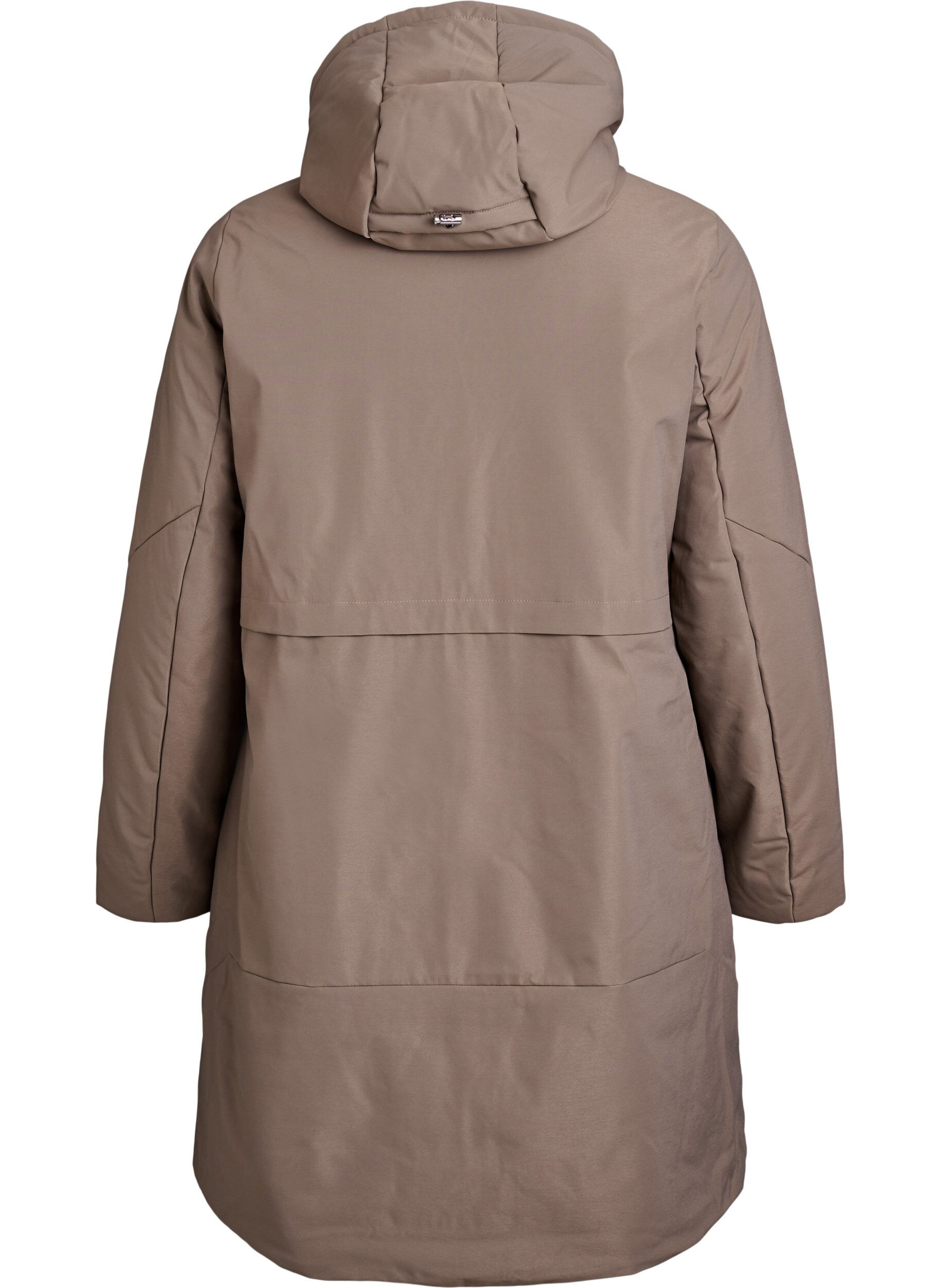 ZizziWinterjacke mit verstellbarer Taille, Braun, Packshot image number 1