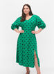 Robe midi à pois en viscose, Jolly Green Dot AOP, Model image number 0