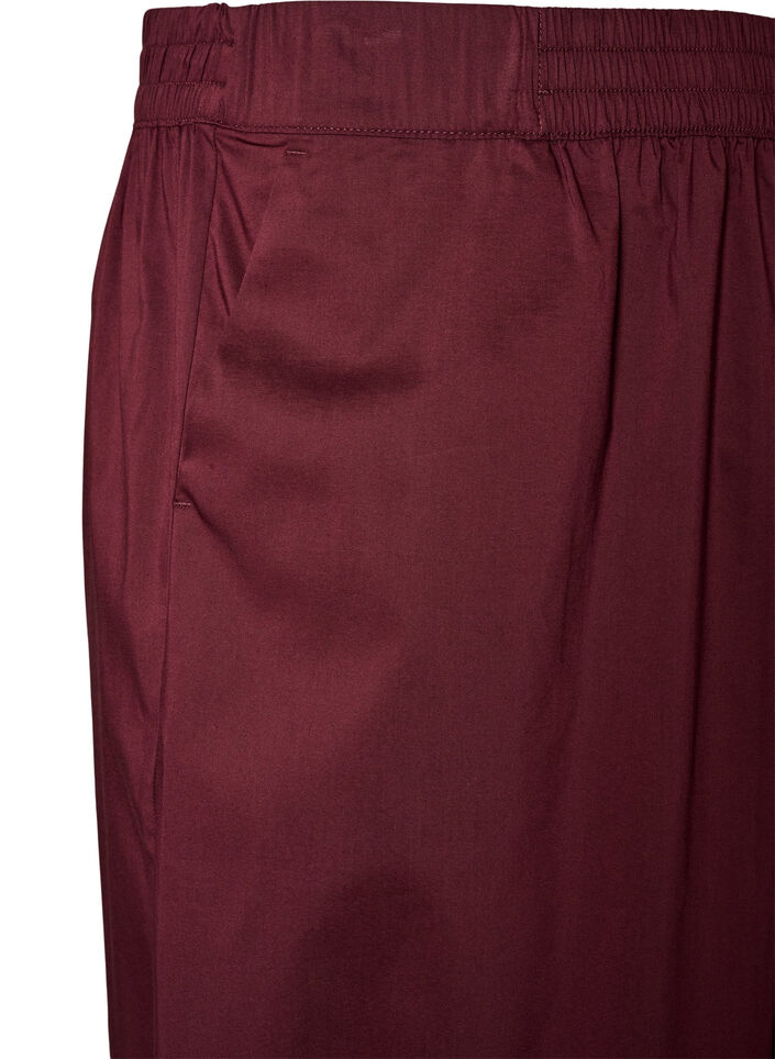 Pantalon ballon avec poches et ceinture &eacute;lastique, Bordeaux, Packshot image number 2