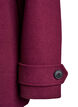 Kurzmantel mit zweireihiger Knopfleiste, Dunkles Bordeaux, Packshot image number 4