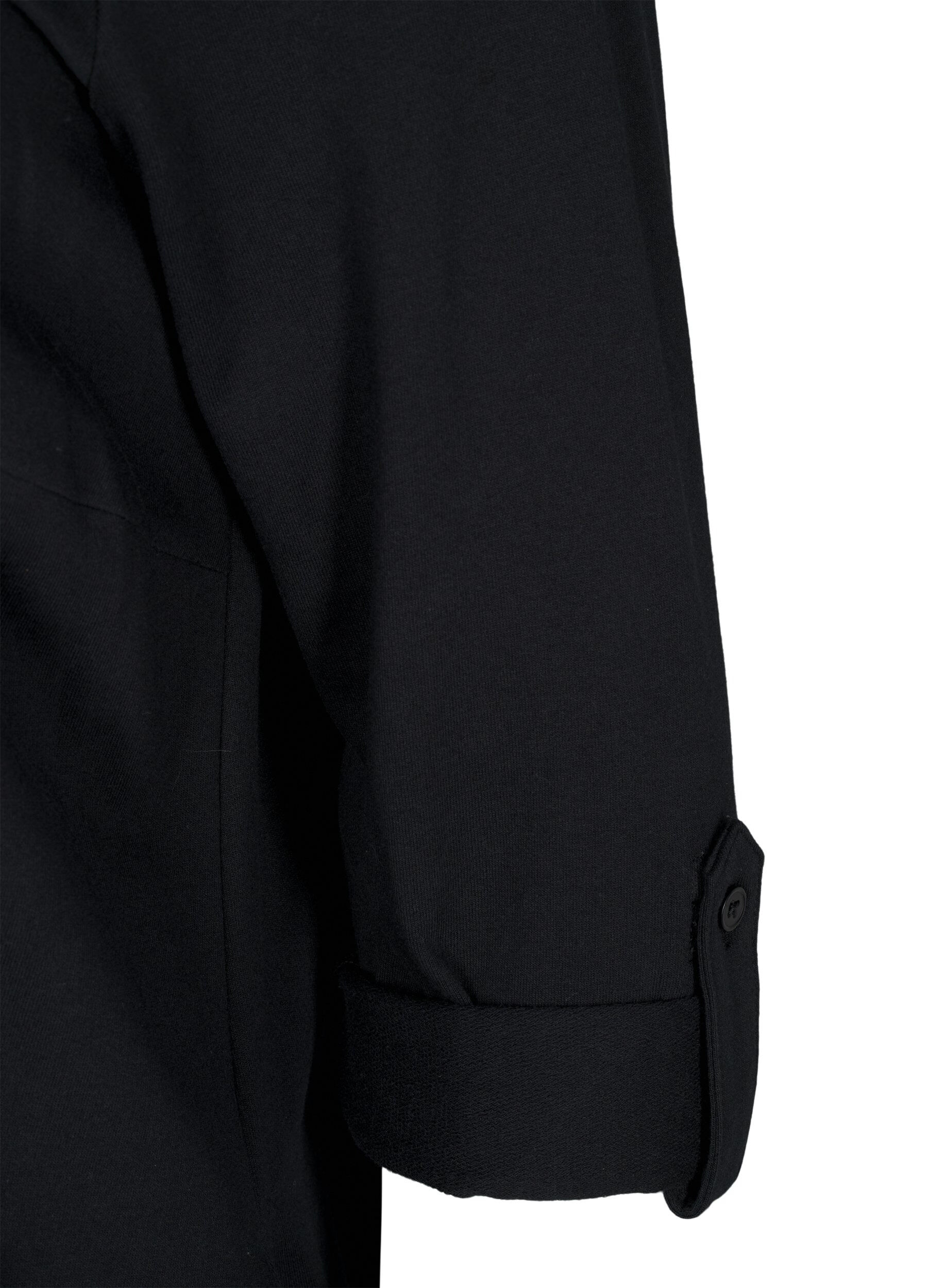 Zizzi Robe ballon avec poches, Noir, Packshot image number 3