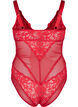 Collant de corps en dentelle avec résille, Rhythmic Red, Packshot image number 1
