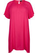 Robe en viscose à manches courtes, Bright Rose, Packshot image number 0