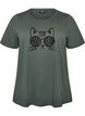 T-shirt imprim&eacute;, Vert, Packshot image number 0