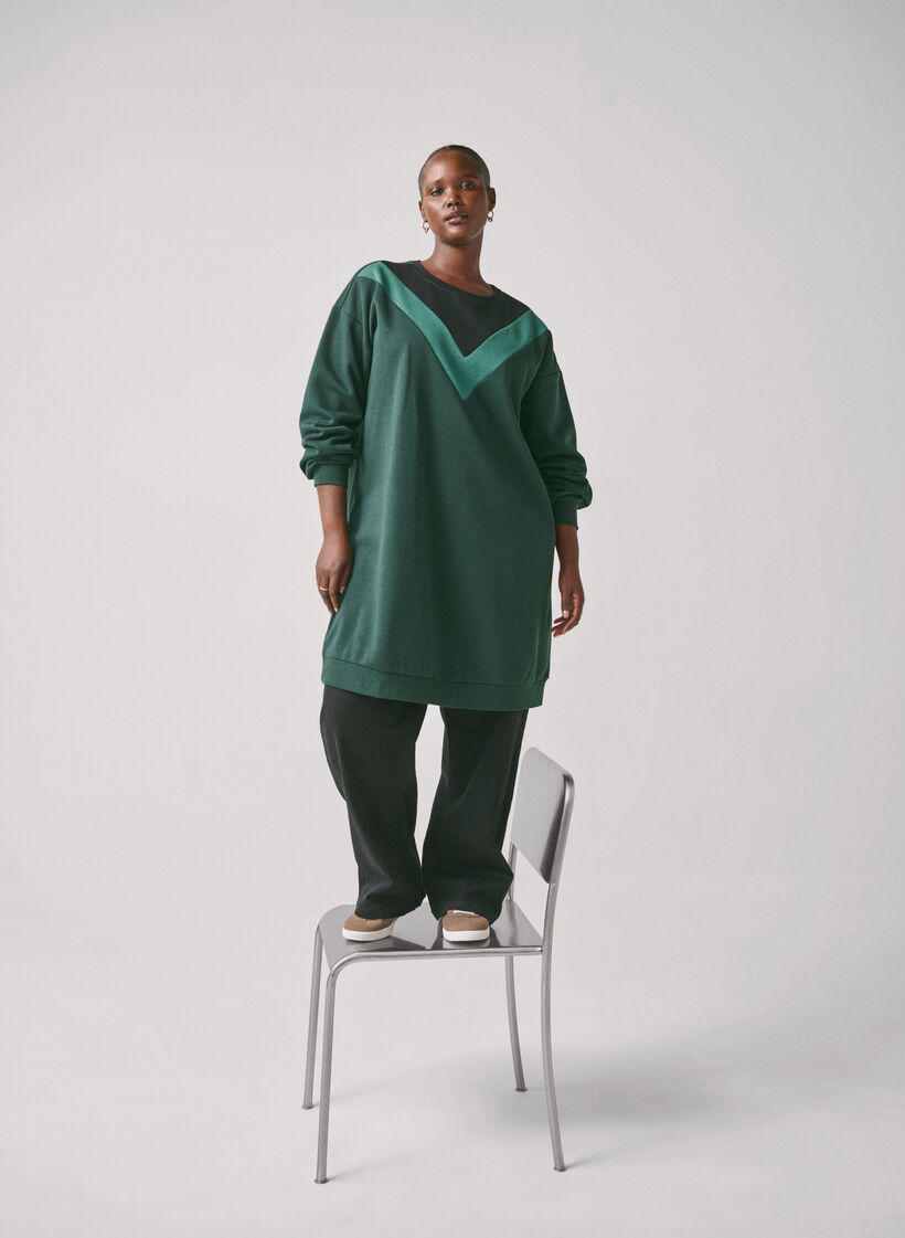 Sweat long avec color block, Scarab Color Block, Image image number 0