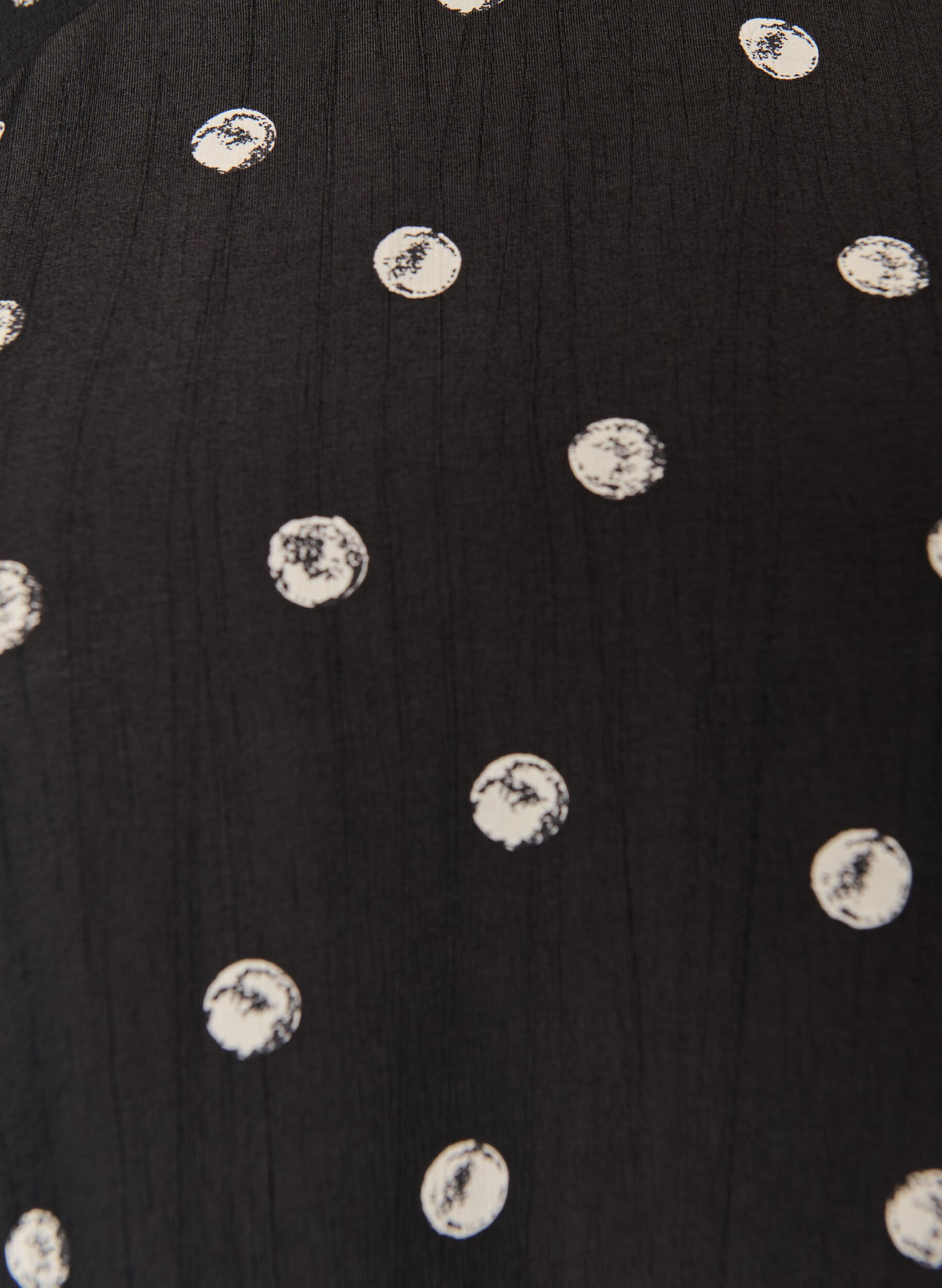 Zizzi Robe courte en viscose avec manches ballon, 9990, Packshot image number 2