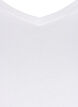 T-shirt en coton uni basique, Blanc, Packshot image number 2