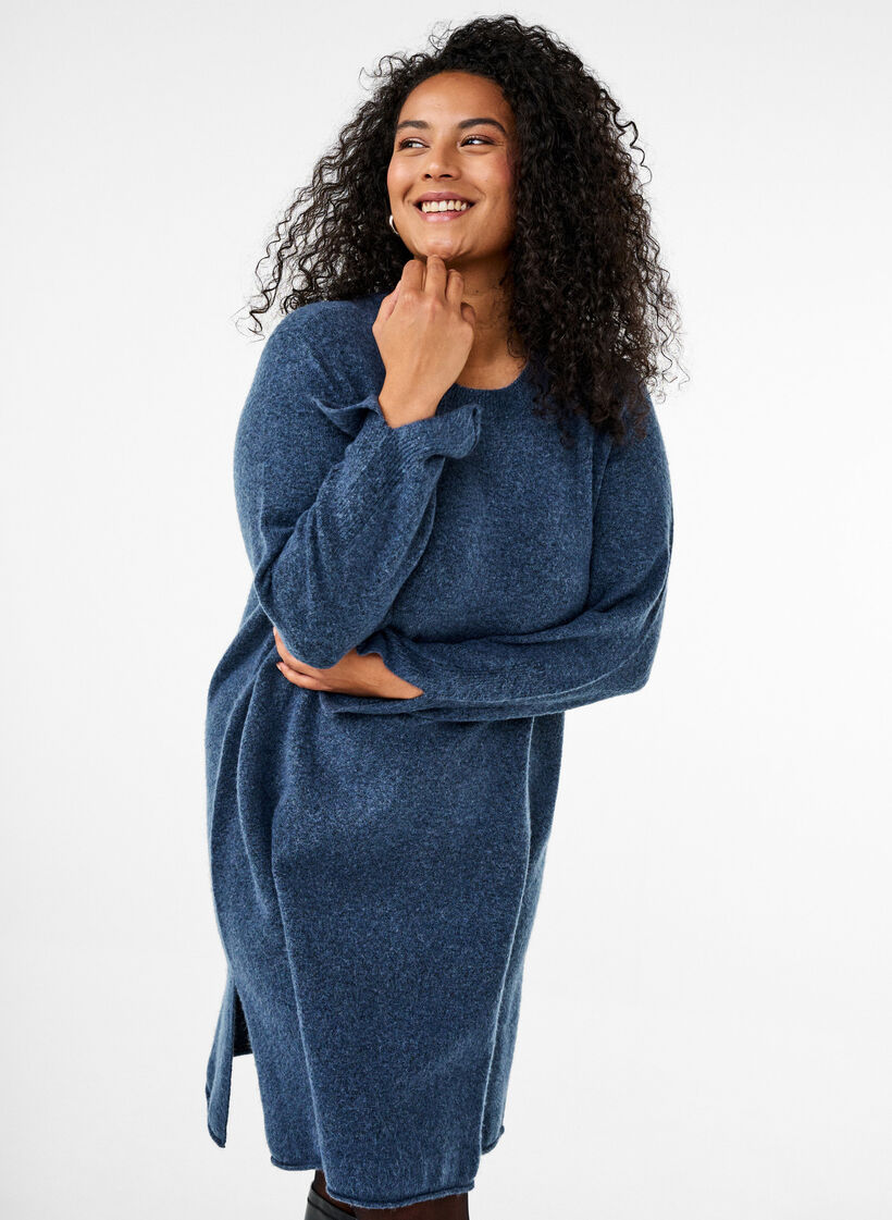 Robe en tricot avec des fentes, Bering Sea Mel., Image image number 0