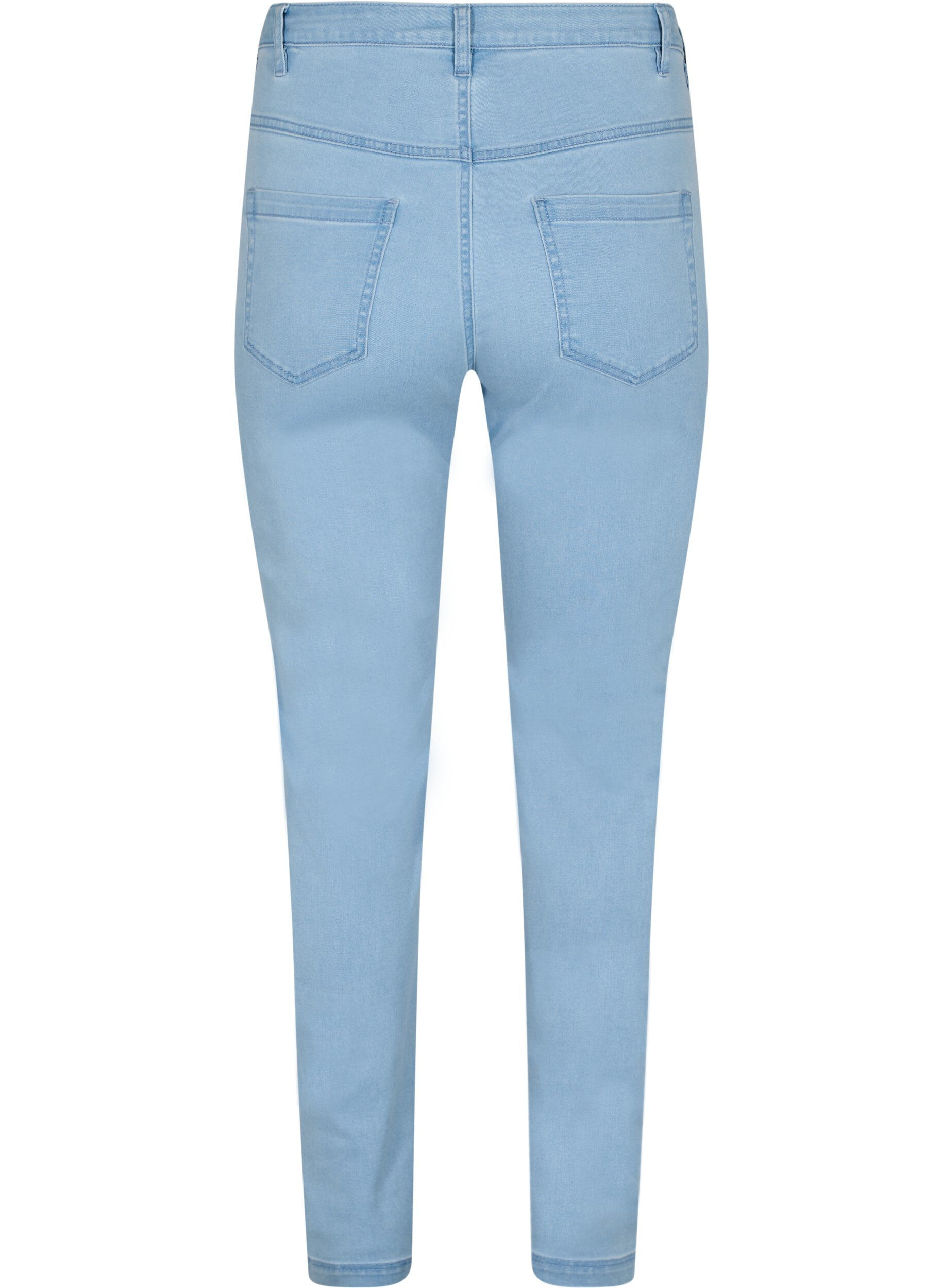 ZizziJeans Emily Slim fit &agrave; taille r&eacute;guli&egrave;re, Bleu Clair, Packshot image number 1