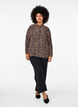 Bluse mit Leopardenmuster, Braun, Model image number 1