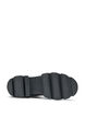 Langer Stiefel mit geripptem, elastischem Schaft und chunky Sohle, Braun, Packshot image number 5