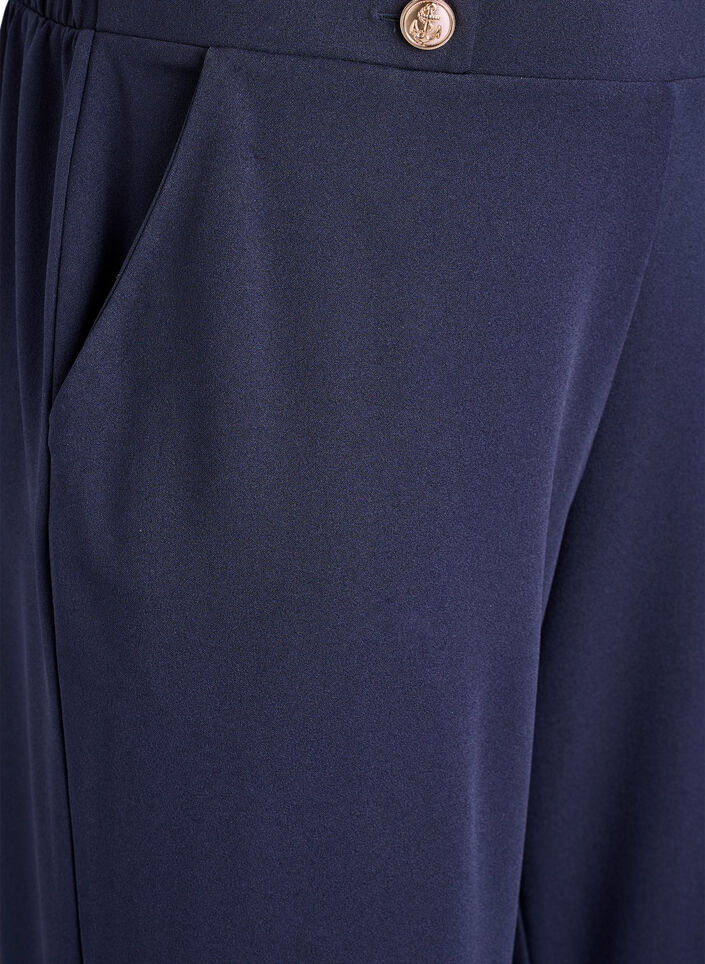 Pantalon ample avec poches, Bleu, Packshot image number 2