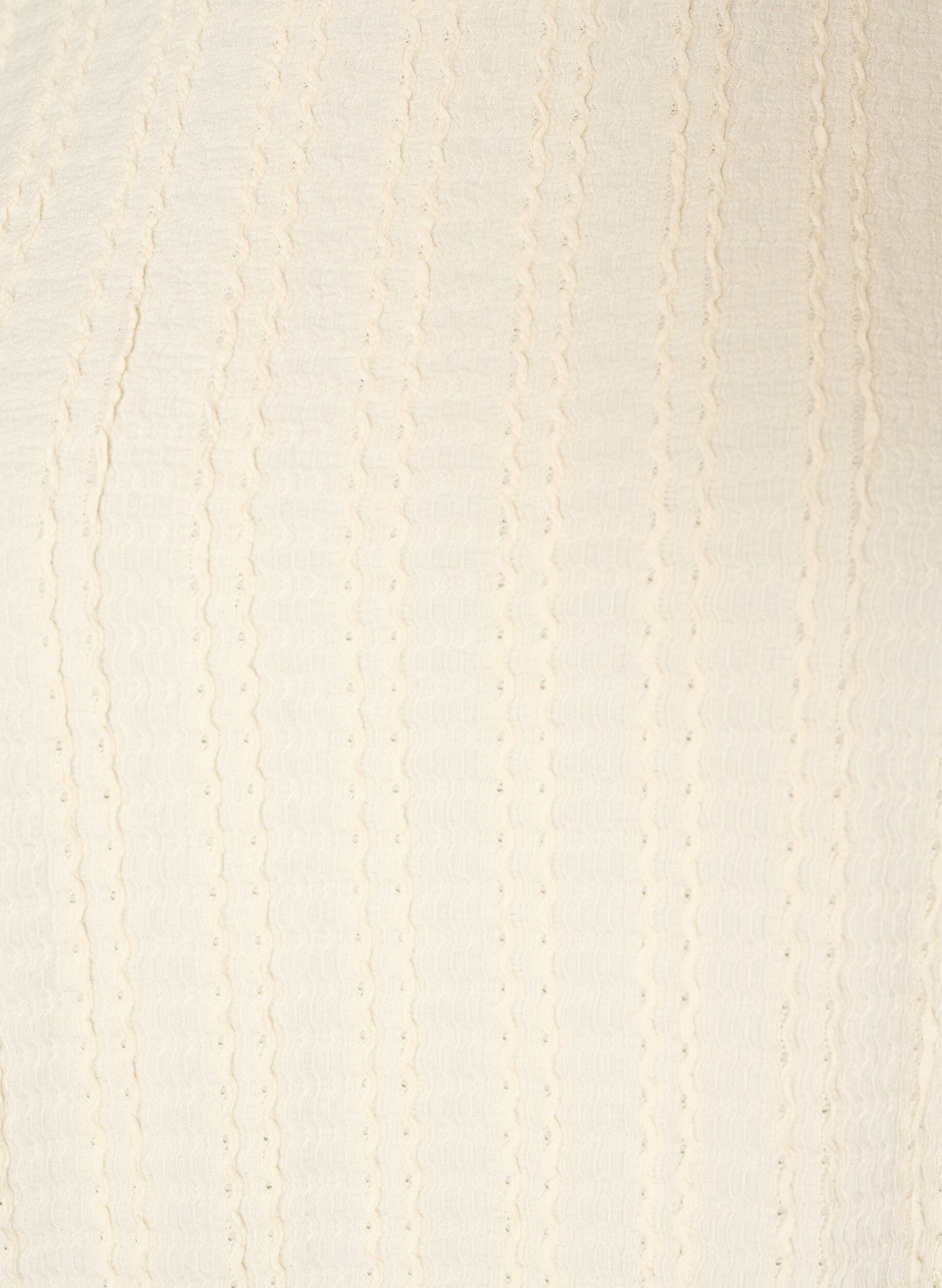 ZizziJerseybluse mit Struktur und Ballonsilhouette, Vanille, Packshot image number 2