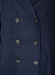 Manteau en laine coupe A avec poches, Bleu, Packshot image number 2