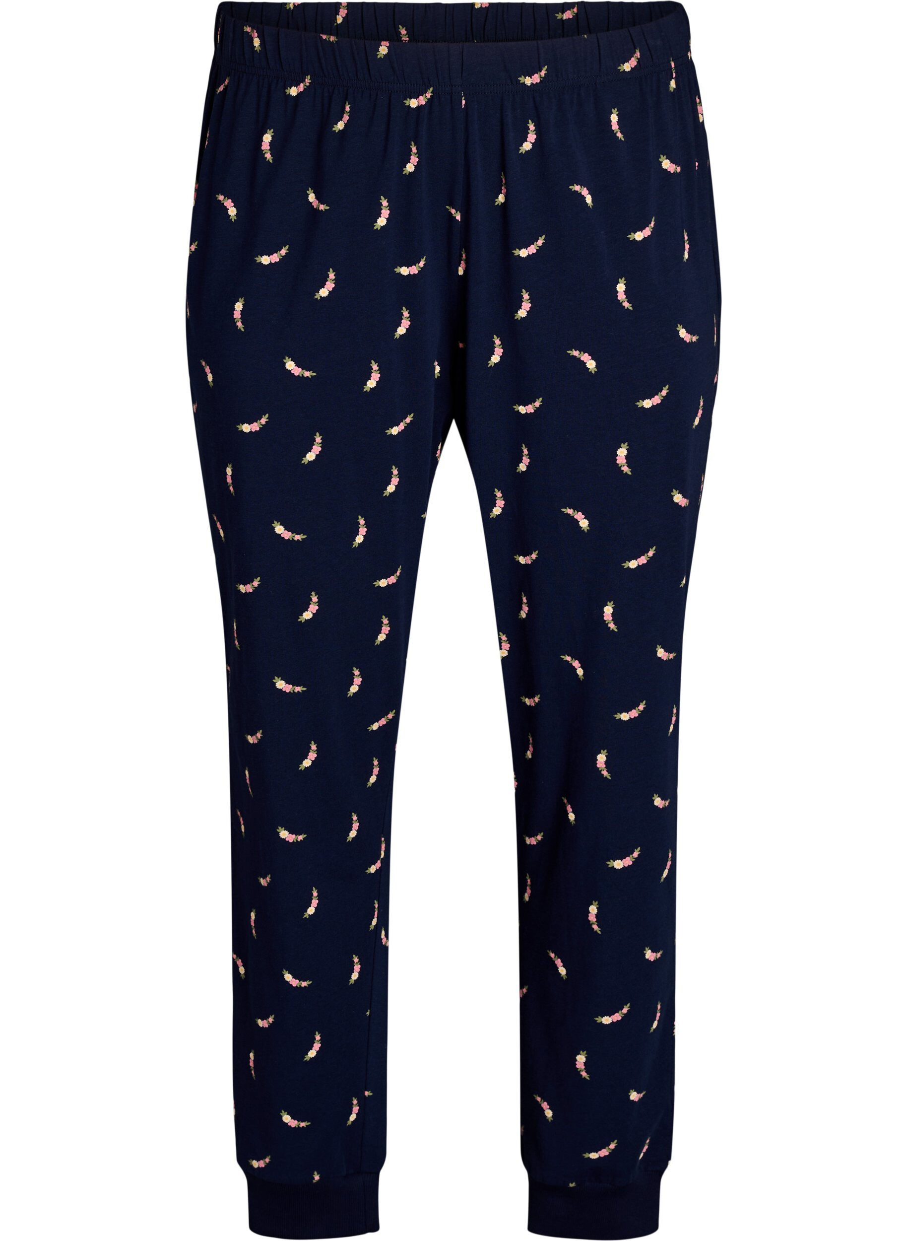 ZizziBas de pyjama imprim&eacute;, Bleu, Packshot image number 0