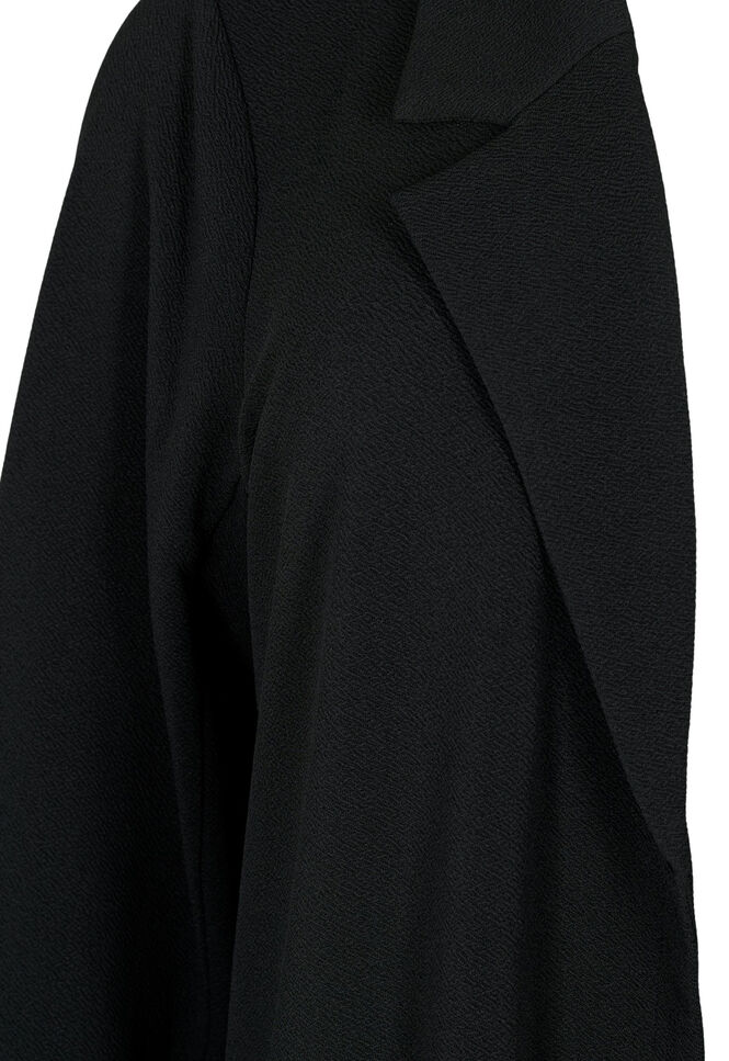 Lange Blazer mit Taschen, Schwarz, Packshot image number 2
