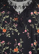 Bluse aus Spitze mit 3/4-&Auml;rmeln, Schwarz, Packshot image number 2